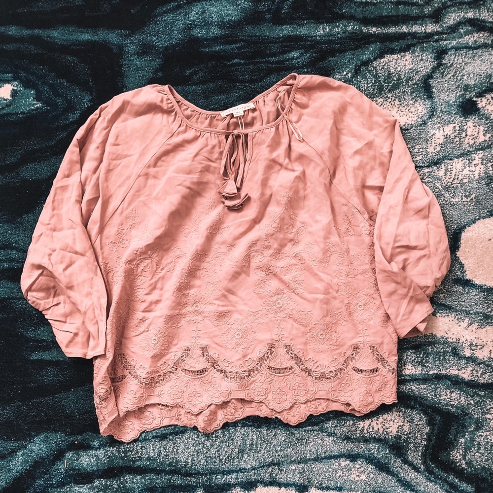 Lovestitch Mauve Tassel Top